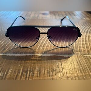 Quay Australia Black and Purple Sunglasses